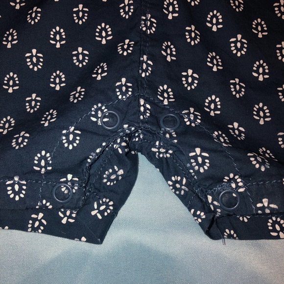 Carter's Baby Boy Short Sleeve Patterned Romper - Picture 2 of 7